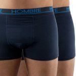 Uomo Hombre Herren Boxershorts Trunks verschiedene Kombinationen 2er Pack Dunkelblau