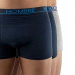 Uomo Hombre Herren Boxershorts Trunks verschiedene Kombinationen 6er Pack Blau Grau