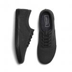 Jack & Jones Herren Sneaker Low-top Jfwvision Washed Twill Mix Anthracite Grau