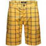Jack & Jones Herren Chino Shorts Jjiakon kurze Hose Herrenhose Hosen Chino Karo Gelb