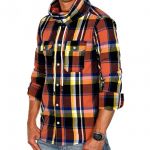 Jack & Jones Herren Hemd New Seb Shirt Ls Exp Org kariert Aragon