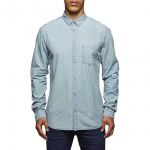 Jack & Jones Herren Hemd Free Shirt Ls Bbb Blau Hellblau