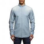 Jack & Jones Herren Hemd Free Shirt Ls Bbb Blau Hellblau Combo 2