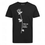 JACK & JONES Herren T-Shirt Jorgrammer Rundhals Sommer Baumwolle Regular Fit Schwarz/Wei�