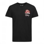 JACK & JONES Herren T-Shirt Jorgrammer Rundhals Sommer Baumwolle Regular Fit Schwarz/Rot