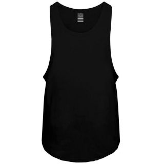 JACK & JONES Herren Tank Top Sight Sommer Shirt Print hinten L�ssig Regular Fit Schwarz