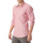 Jack & Jones Herren Hemd Jorfame Shirt Ls Print Rot
