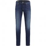 JACK & JONES Herren Jeans Glenn Original Cj 165 Used Look Stretch Slim Fit Blau