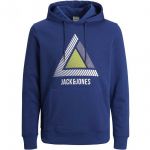 Jack & Jones Kapuzenpullover Herren Hoodie Jcogeek Sweat Hood Fst Hellblau