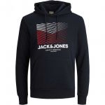 Jack & Jones Kapuzenpullover Herren Hoodie Jcogeek Sweat Hood Fst Dunkelblau