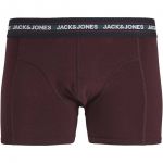 JACK & JONES Herren Jacoliver Trunks Noos Boxershorts Weinrot