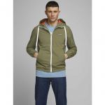 JACK & JONES Herren leichte Kapuzen �bergangsjacke Jorharley Jacket Oliv