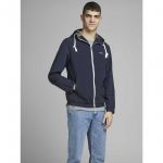 JACK & JONES Herren leichte Kapuzen �bergangsjacke Jorharley Jacket Dunkelblau