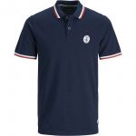 Jack & Jones Herren Poloshirt Jpraruba Polo Logo Pikee Regular Fit Dunkelblau