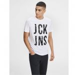 JACK & JONES Herren T-Shirt Jcopixel Sommer Baumwolle Print Rundhals Slim Fit Wei�