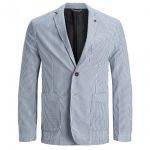 Jack & Jones Herren Sakko Jprblakayden Blazer Blau/Wei�