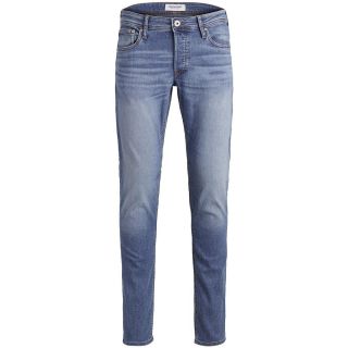 JACK & JONES Herren Jeans Jjiglenn 815 Slim Fit Stretch Mittlere Waschung Blue Denim