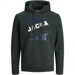 Jack & Jones Herren Kapuzenpullover Jcoretail Sweat Hoodie Softfinish Dunkelgr�n