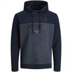 Jack & Jones Herren Kapuzenpullover Jcoretail Sweat Hoodie Softfinish Dunkelblau