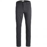 Jack & Jones Herren Chino Hose Jjibolton Jjbowie Sa Dark Grey Stoffhose Dunkelgrau