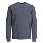Jack & Jones Herren Strickpullover Jormelin Knit Crew Neck LTN Navyblau
