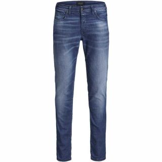 Jack & Jones Herren Slim Fit Jeans Jjiglenn Jjrock Bl 894 Lid Noos Used Look Blue Denim