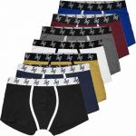Jack & Jones Herren Boxershorts Jachughes Piping Trunks 7 Pack Mehrfarbig 7 Pack