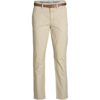 Jack & Jones Herren Chino Jjicody Jjspencer Sa White Pepper Beige Stoffhose Beige