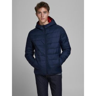 JACK & JONES Daunenjacke Jjemagic Steppjacke Pufferjacke �bergangsjacke Kapuze Dunkelblau