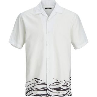 Jack & Jones Herren Hemd Jprjungle Resort Ss Shirt Kurzarm Print Modern Kent Wei�