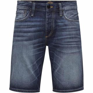 Jack & Jones Herren Jeans Shorts Jjirick 520 kurze Hose Herrenhose Sommer-Shorts Blue Denim