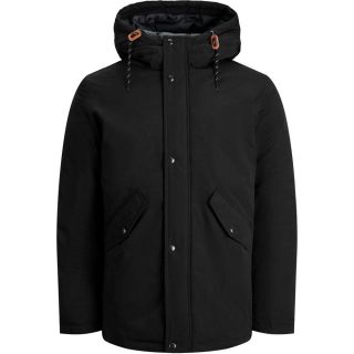 Jack & Jones Herren Parka Jjbeast Winterjacke Parka Jacke Outerwear Outdoor Schwarz