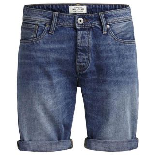 Jack & Jones Herren Jeans Shorts Jjirick 113 kurze Hose Herrenhose Sommer-Shorts Blue Denim