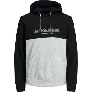 Jack & Jones Herren Kapuzenpullover Jjeurban Hoodie Sweatshirt Pullover Kapuze Schwarz