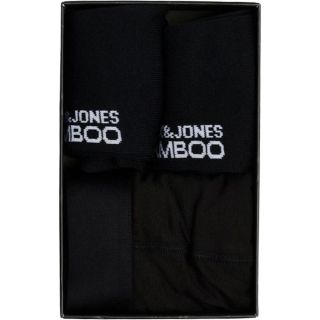 JACK & JONES Herren Geschenkbox Jacbamboo 1x Boxershorts 2x Midi-Socken Schwarz Schwarz
