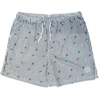 Jack & Jones Herren Badeshose Jpstseersucker Swimshorts Kurze Hose Strandhose Schwarz-Wei�