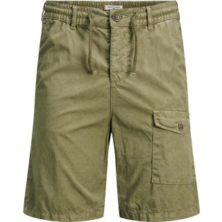 Jack & Jones Herren Cargo Shorts Jpstelia Kurze Hose Jogger Shorts Sommerhose Oliv