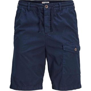 Jack & Jones Herren Cargo Shorts Jpstelia Kurze Hose Jogger Shorts Sommerhose Dunkelblau