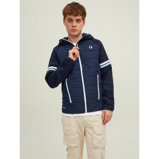 JACK & JONES Hybridjacke Jcologan Funktionsjacke �bergangsjacke Steppjacke Dunkelblau