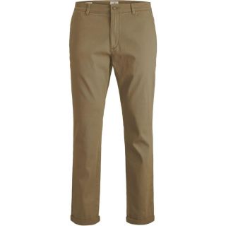 Jack & Jones Herren Chino Hose Jpsbolton Jjidave Akm Beige Stretch Slim Fit Beige
