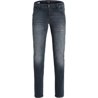 Jack & Jones Herren Jeans Jjiglenn Jjfox 096 Graublau Slim Fit Destroyed Vintage Grey Denim