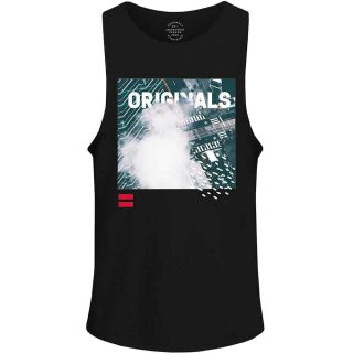 Jack & Jones Herren Tank Top Jorkallaha Shirt Unterhemd Achselshirt Slim Fit Schwarz
