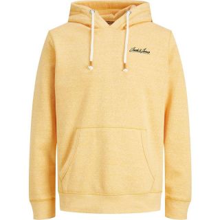 Jack & Jones Herren Kapuzenpullover Jortons Sweat Hoody K�ngurutasche Streetwear Gelb
