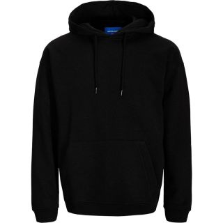 Jack & Jones Herren Basic Kapuzenpullover Jorbrink Sweat Hoodie Einfarbig Schwarz