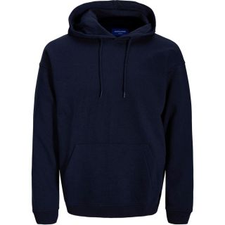 Jack & Jones Herren Basic Kapuzenpullover Jorbrink Sweat Hoodie Einfarbig Dunkelblau