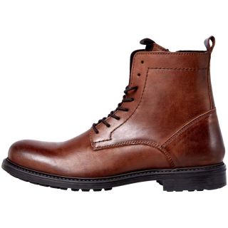 Jack & Jones Herren Schuhe Jfwfrances Leather Boots Winterstiefel Stiefeletten Braun