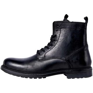 Jack & Jones Herren Schuhe Jfwfrances Leather Boots Winterstiefel Stiefeletten Anthrazit