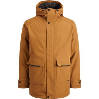 Jack & Jones Herren Winterjacke Jjetiko Parka Wasserabweisend Kapuze Winter Braun