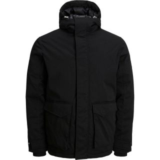 JACK & JONES Funktionsjacke Jorwillow Winterjacke Gef�ttert Wasserabweisend Schwarz