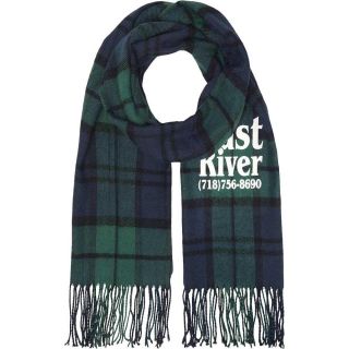 Jack & Jones Schal Jacwoodside Woven Scarf Webschal Herren Damen Unisex Winter Blau-Gr�n